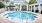 a swimming pool in a resort